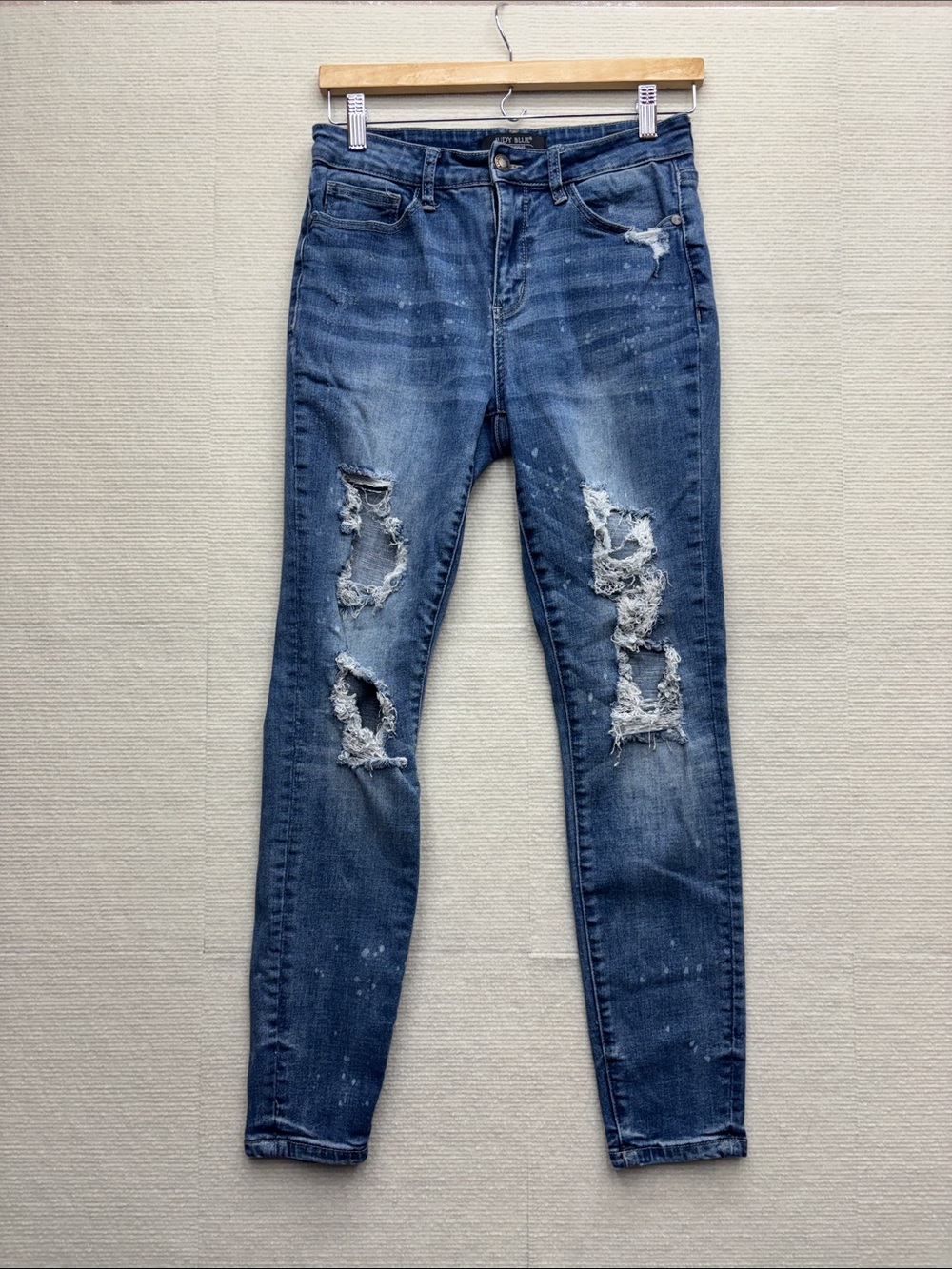 Judy Blue Distressed Women's Skinny fit Jeans 7/28 7 28